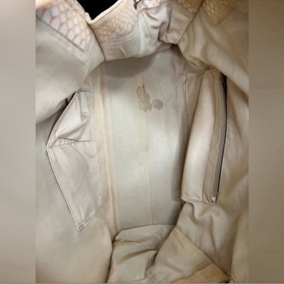 Faux Snakeskin Cheetah Print Weekender Bag / Purse - Picture 3 of 5